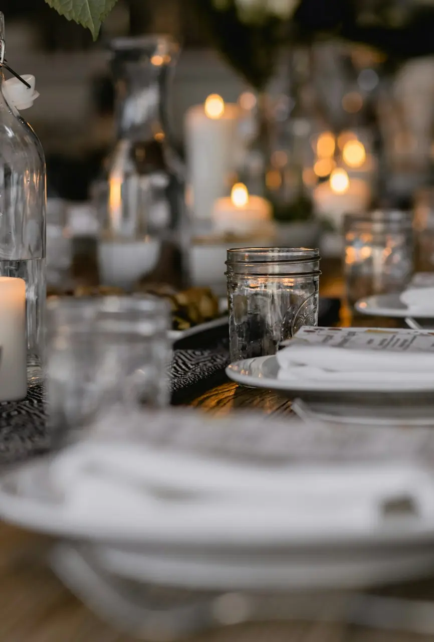 white ceramic plates